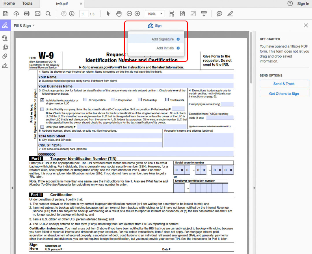 W-9-Form-Sign-Button
